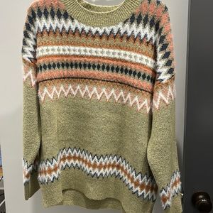 NWT Alter’d State Oversized Fiarisle Sweater
